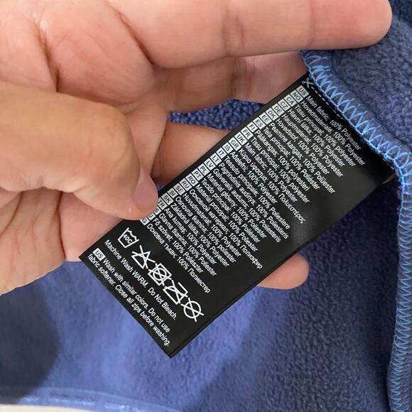 KARI TRAA Ane Fleece Vest White Blue Block Size Small - Picture 7 of 8